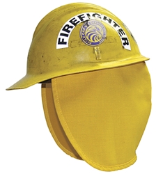 CrewBoss Neck Protector 9" Unlined bullard helmet, fire helmet, hard hat safety, Neck Protector, shroud, fp300
